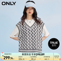 (ONLY TRUE series) 2022 Summer new horse suit wool knitted sweatshirt for women) 122124041