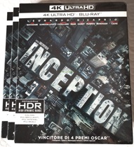 Spot BD Genuine Blu-ray Inception Inception 4K UHD 3-disc Nolan Mandarin Hillsong paper Cover