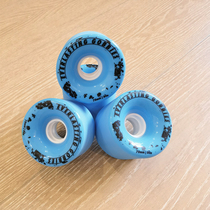 Foreign trade tail 90 % back blue high - grade skateboard wheel rotation wheel 59mm 70mm pu long board dance wheel