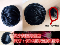 Benin Dance Supply Store Childrens Latin Dance Hair Accessories Marquettes Professional National Standard Dance Headwear Jewelry Wigs Bag