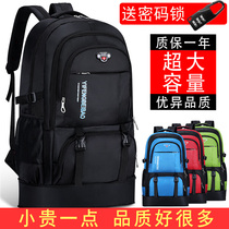 Extra large travel mountaineering outdoor men working super large capacity luggage backpack schoolbag female travel backpack