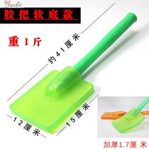 Hui floor tile slapping board tile beating tool rubber wall paving brick knocking flat hammering artifact Mason installation glue