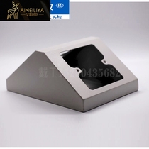 Island socket box 86 double-sided central bench single-sided side bench test bench socket box island type trunking cold rolled steel plate