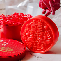 Handmade soap for wedding wedding cleansing red soap soap red soap send girlfriends bathing festive gifts