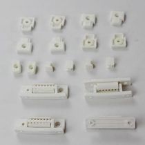 Invisible screen buckle window plastic accessories slider I-shaped card installation card screen window repair after-sales accessories White Gray