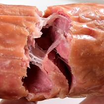 (Live exclusive)Qingdao old ham pork tendon meat pure meat sausage Old ham ready-to-eat meat sausage ham 450g