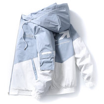 Mens Coat Spring 2021 New Ins Cargo On Clothes Casual Versatile Jacket Korean Edition Wear Trend
