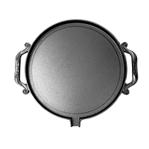 Uncoated cast iron flat bottom oil leakage baking tray Grilled barbecue charcoal electric stove Commercial household Korean barbecue carbon stove