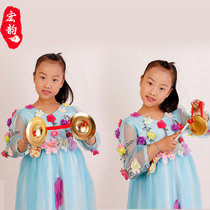 (Flagship store) childrens three sentences and a half props (copper cymbals gongs and drums) 3 sentences and half props set children