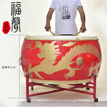 (Flagship Store) 16-inch 18-inch 20-inch 24-inch 1-meter cowhide drum drum drum drum drum Chinese red gong