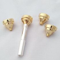 Professional flagship store new heavy silver-plated trumpet mouthpiece mouth labor-saving suitable for all kinds of high and low grade trumpet musical instruments