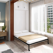 Modern minimalist balcony living room invisible bed single over bed multi-function wall bed against wall folding bed wardrobe integrated