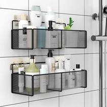 Bathroom toilet rack wall-mounted toilet bath bathroom washroom washroom washroom non-perforated wall triangle storage