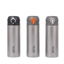 Coe shield outdoor pure titanium thermos cup single-handed Cup portable titanium cup double insulation pot business leisure titanium cup