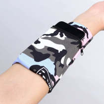 Running mobile phone arm bag sports wrist bag outdoor riding mobile phone bag men and women fitness marathon arm sleeve coin wallet