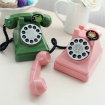New simulation vintage telephone piggy bank Creative retro coin piggy bank childrens money saving toys