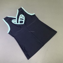 (Xiao Yuan R · G) Domestic rhythmic gymnastics training vest (peach heart) black mint green side
