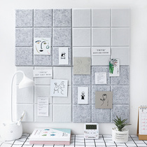 Color felt Board background wall sticker display board self-adhesive cork board note board ins paste photo wall