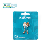 UEFA EURO 2020 European Cup official authorization Skillzy lift trophy Football fan collection commemorative badge
