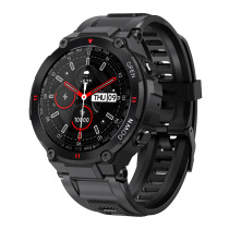 K22 smart call bracelet 1 28 inch IPS full round full perspective heart rate blood pressure monitoring Bluetooth call watch
