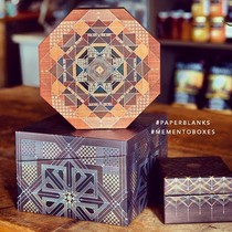 Spot paperblanks retro design commemorative color box organizes stationery pen glasses digital jewelry box