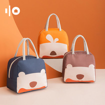 Office workers with rice bags aluminum foil thickened portable lunch bags students fashion cute cartoon insulation meal packaging lunch boxes