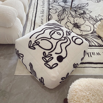 Dress code ZOODII Nordic Picasso net red sitting pier Creative fabric Lazy Sofa can be torn down Home swapped for shoes