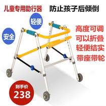 Portable children walking Walker children learn to fall assist little girl walking young children silent wheel