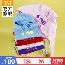 361 sports sweater women 2021 Autumn New hooded jumper knitted long sleeve women loose casual top