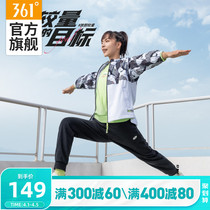 361 sports necropolis women 2022 spring new sets of hooded sweatshirt regular casual blouses