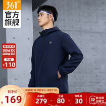 Kaishan 361 Degrees mens coat 2021 autumn new sports jacket hooded cardigan woven windbreaker coat men