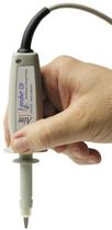 Aim-TTi Iprober 520 current probe and fixture printed circuit board tracking position current probe