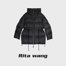 Rita Zi Ao 2021 winter new Korean version heavy industry 90 white duck down 10 feather temperament casual down jacket