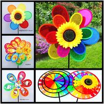 Childrens toy windmill hand stall diy colorful plastic outdoor rotating decoration large small windmill small gift