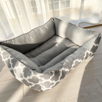 Canvas Season Universal Kennel Pet Sofa Dog Mat Cat Nest breathable Fou Teddy dog bed small and medium spring summer season
