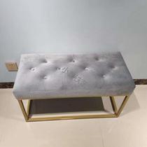 Change shoe stool wrought iron door wear shoe stool sofa stool clothing store try shoe stool long stool bed end stool Nordic minimalist