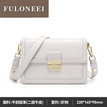 FULONEEI new womens real leather womens bag portable fashion simple shoulder bag small tide joker messenger bag CT0220