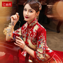 Xiuhe clothing 2021 New Chinese wedding female bride dress large size wedding dress autumn simple small man Xiuhe