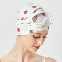  Counter new goggles waterproof and anti-fog high-definition myopia nose protection professional diving swimming caps mens and womens suits swimming goggles tide