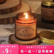 Cheap essential oil candle aromatherapy home lasting tranquilizing boy sleeping candle low temperature smokeless incense bedroom