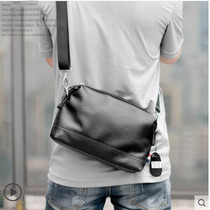 Hong Kong cowhide shoulder bag bag Business Mens bag shoulder bag mens leather casual handbag large capacity tide