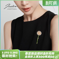 Dandelin Breath Needle Upper - grade girls fine 2023 new tide design Sense pin accessories with high - sense chest flower