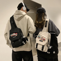 Shoulder Bag Men Fashion Fashion Brand Shoulder Bag Japanese Simple Large Capacity Chest Sports Satchel Leisure Student Backpack