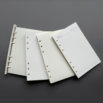 A6 grid inner core notebook inner page forest paper loose-leaf paper 100g 80 hand account 7 inch universal