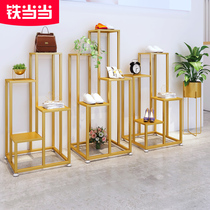 Womens shoe store shoe rack display rack Bag display rack Simple floor-to-ceiling multi-layer shoe bag rack Clothing store window shoe rack