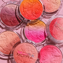 Moira beauty new SIGNATURE OMBRE BLUSH embossed printed flower gradient blush