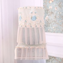 European-style pastoral fabric Household water dispenser cover dust cover Lace set vertical pure bucket cover cover cloth