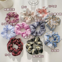 Large intestine Hairband ins Korean Net Red simple pig fat intestines female tie head Korean Mori line jk head rope female holster