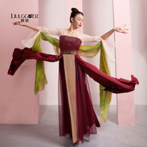 Liu Ge Han and Tang Dance Practice Beauty Guan Classical Dance Performance Chinese Style Hanfu Ancient Dress Hu Yulou