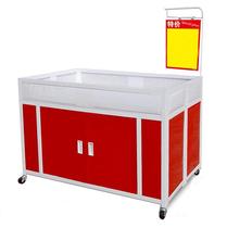 Supermarket promotion car dump truck float shelf special price car promotion table folding display stand shopping mall clothing sales truck
